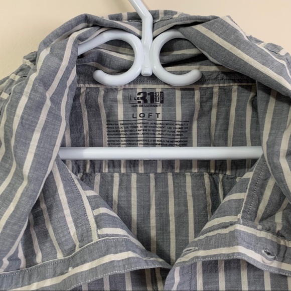 LOFT Funnel Neck Shirt - Picture 5 of 7